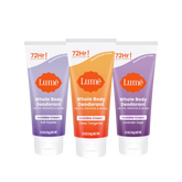 Mini Cream Deo Trio | Soft Powder, Clean Tangerine, & Lavender Sage