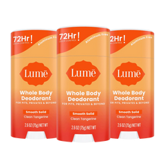 Clean Tangerine | Solid Stick Deodorant 3-Pack