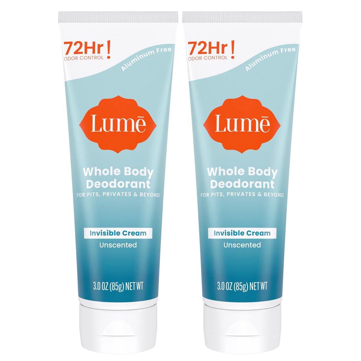 Unscented | Cream Tube Deodorant 2-Pack