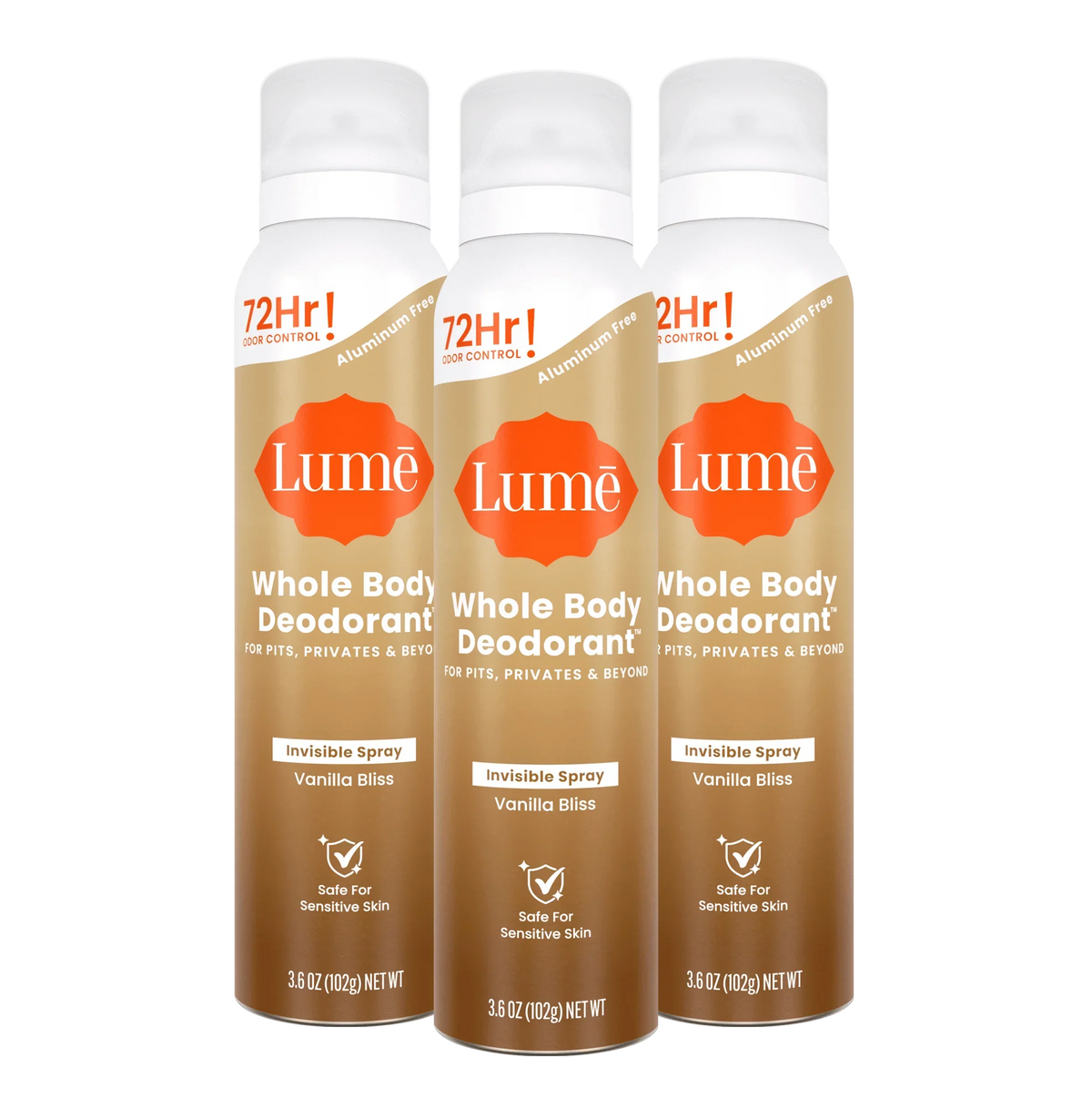 Vanilla Bliss | Spray Deodorant 3-Pack