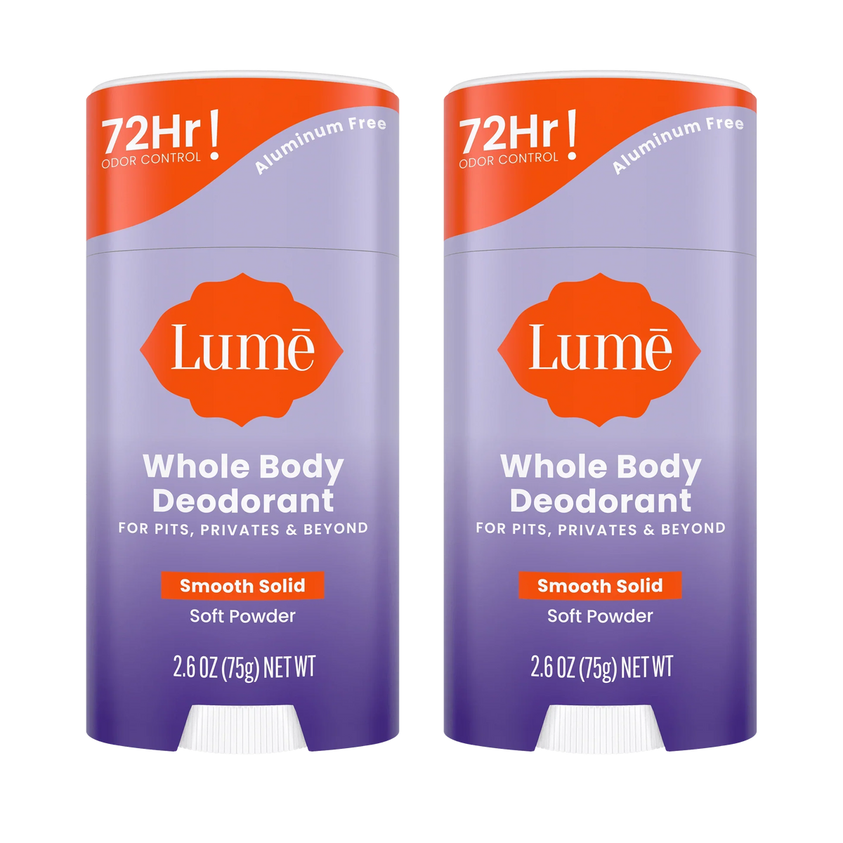 Soft Powder | Solid Stick Deodorant 2-Pack