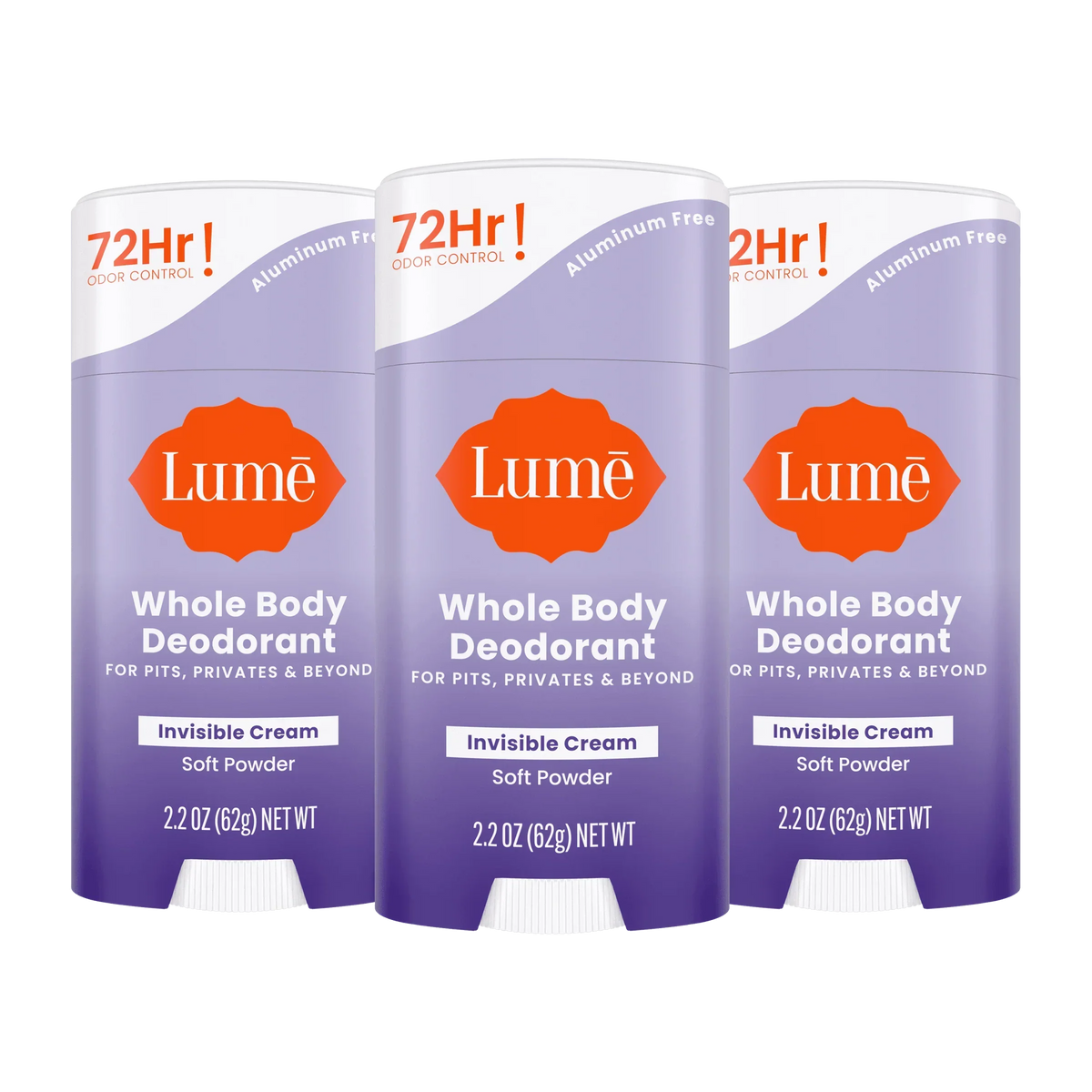 Soft Powder | Cream Stick Deodorant 3-Pack