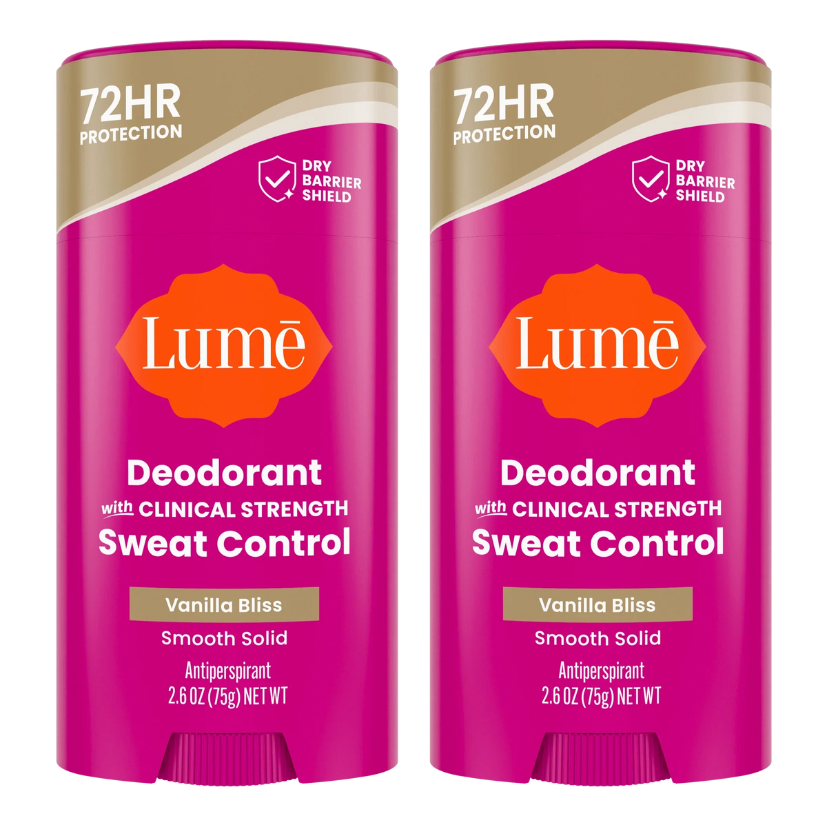 Vanilla Bliss | Sweat Control Solid Deodorant 2-Pack