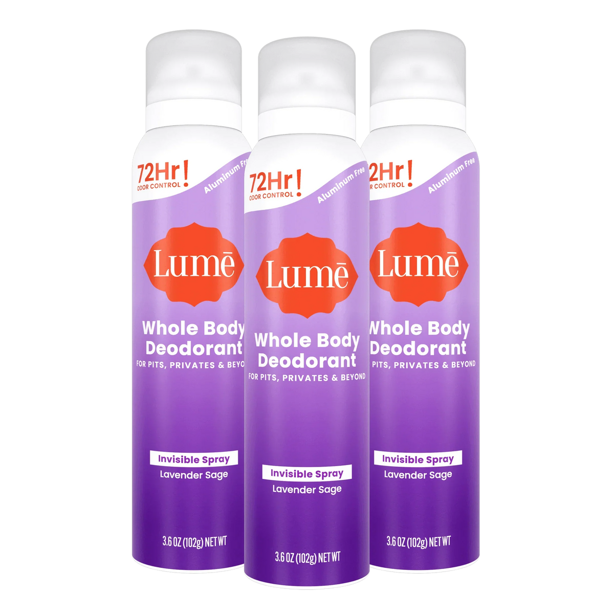Lavender Sage | Spray Deodorant 3-Pack