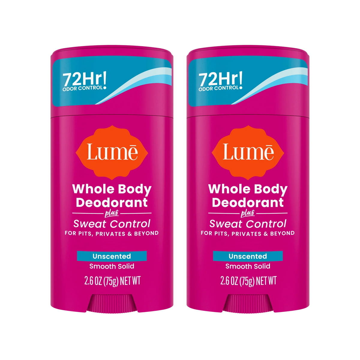Unscented | Sweat Control Solid Deodorant 2-Pack